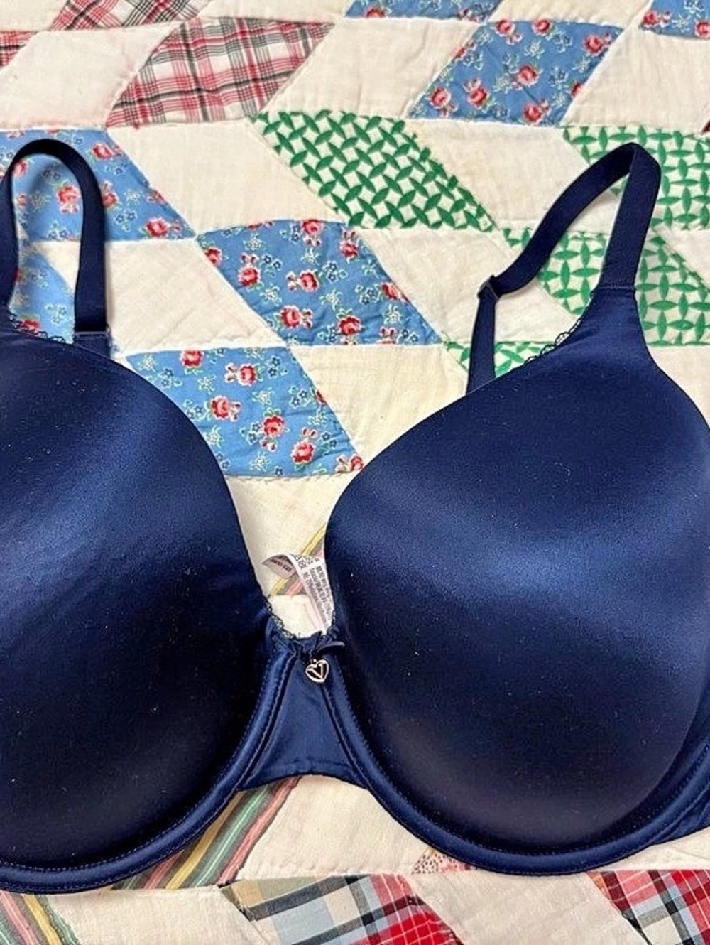 Victoria's Secret Body by Victoria Perfect Coverage Bra Blue 38D
